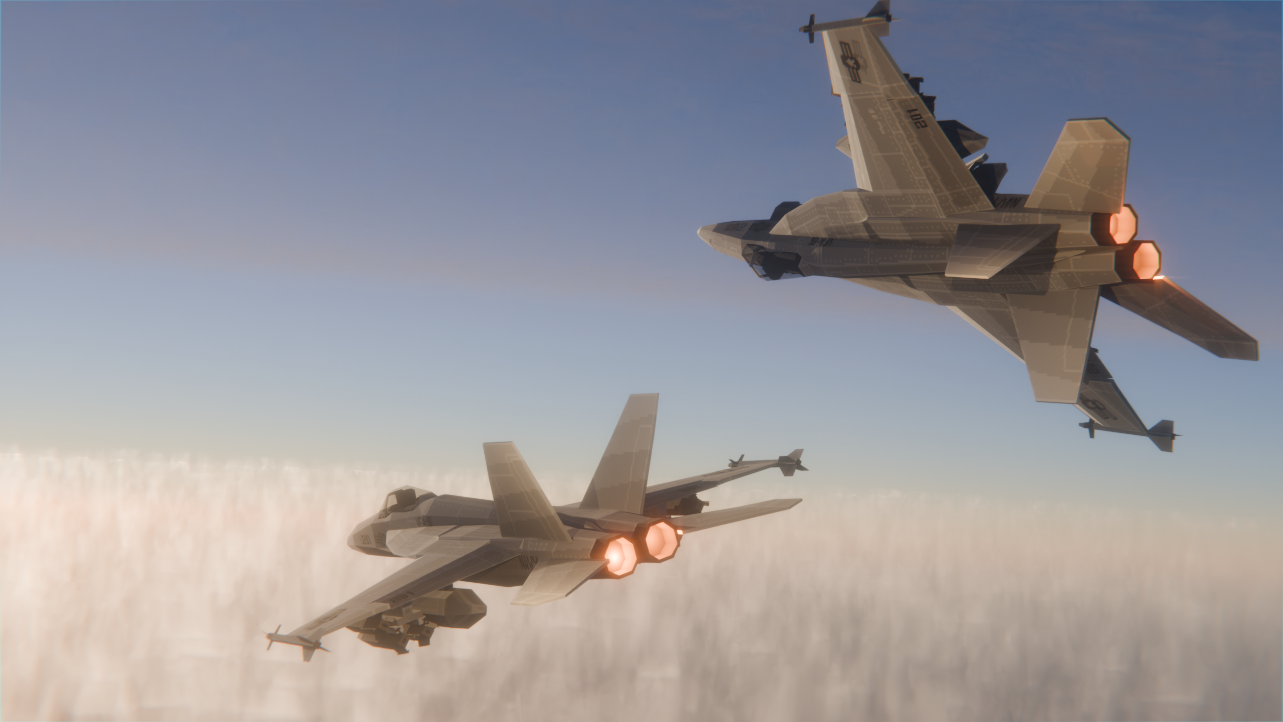 F/A-18 / flight formation